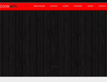 Tablet Screenshot of cocinarte.eu