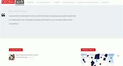Desktop Screenshot of cocinarte.edu.mx